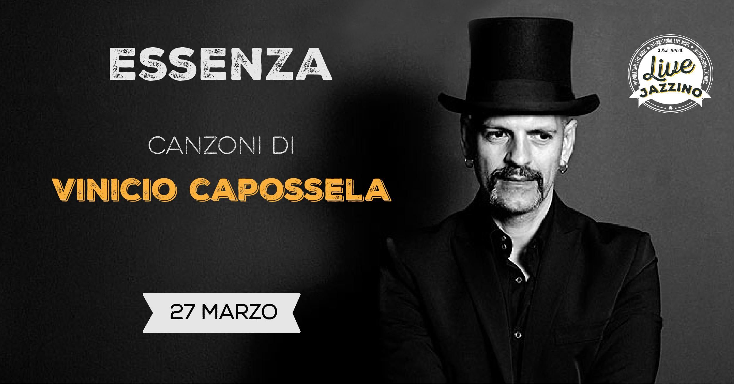 "Essenza" - Canzoni di Vinicio Capossela - Live at Jazzino