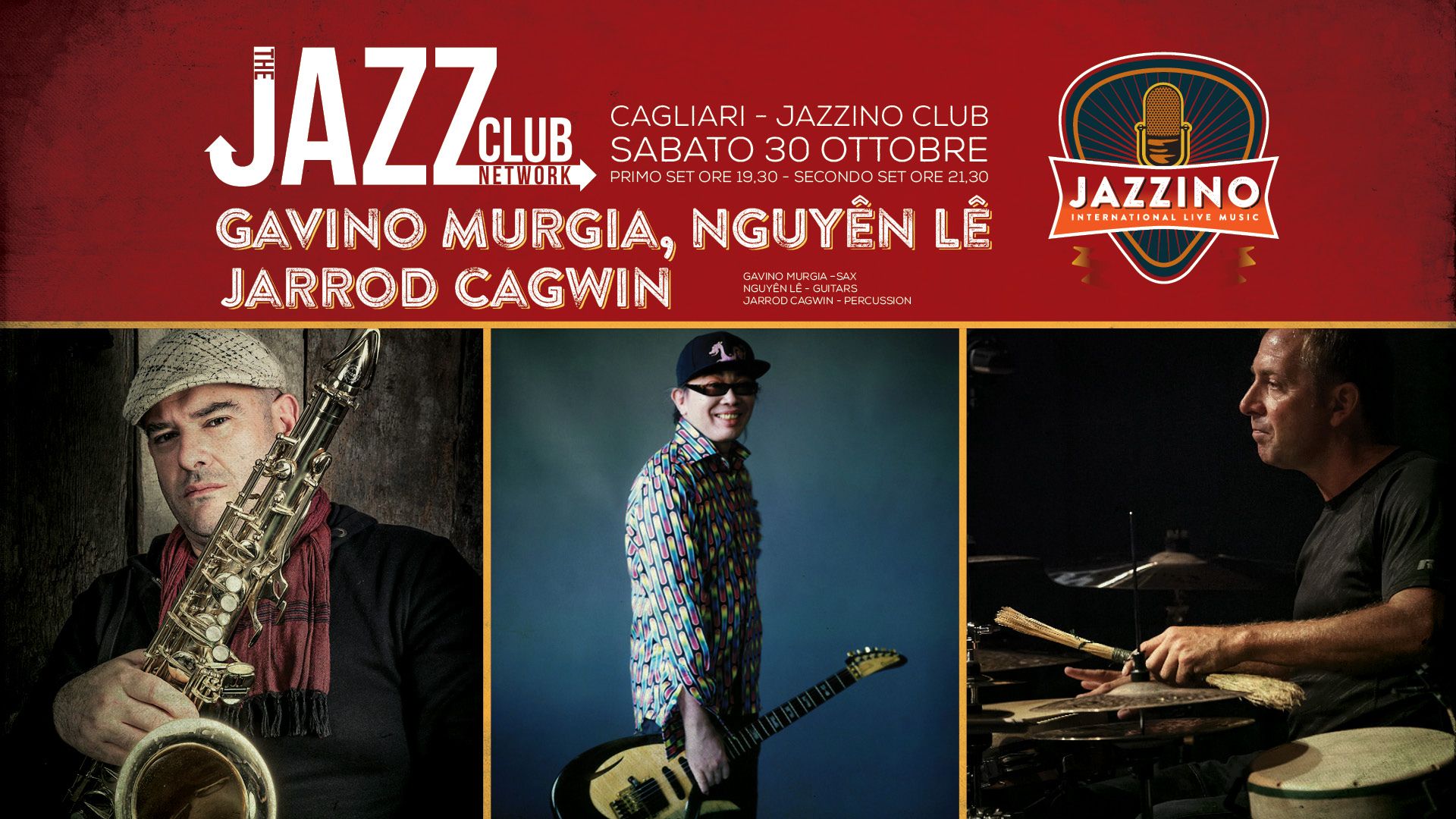 Gavino Murgia, N'Guyen Lee, Cagwin Live@ Jazzino