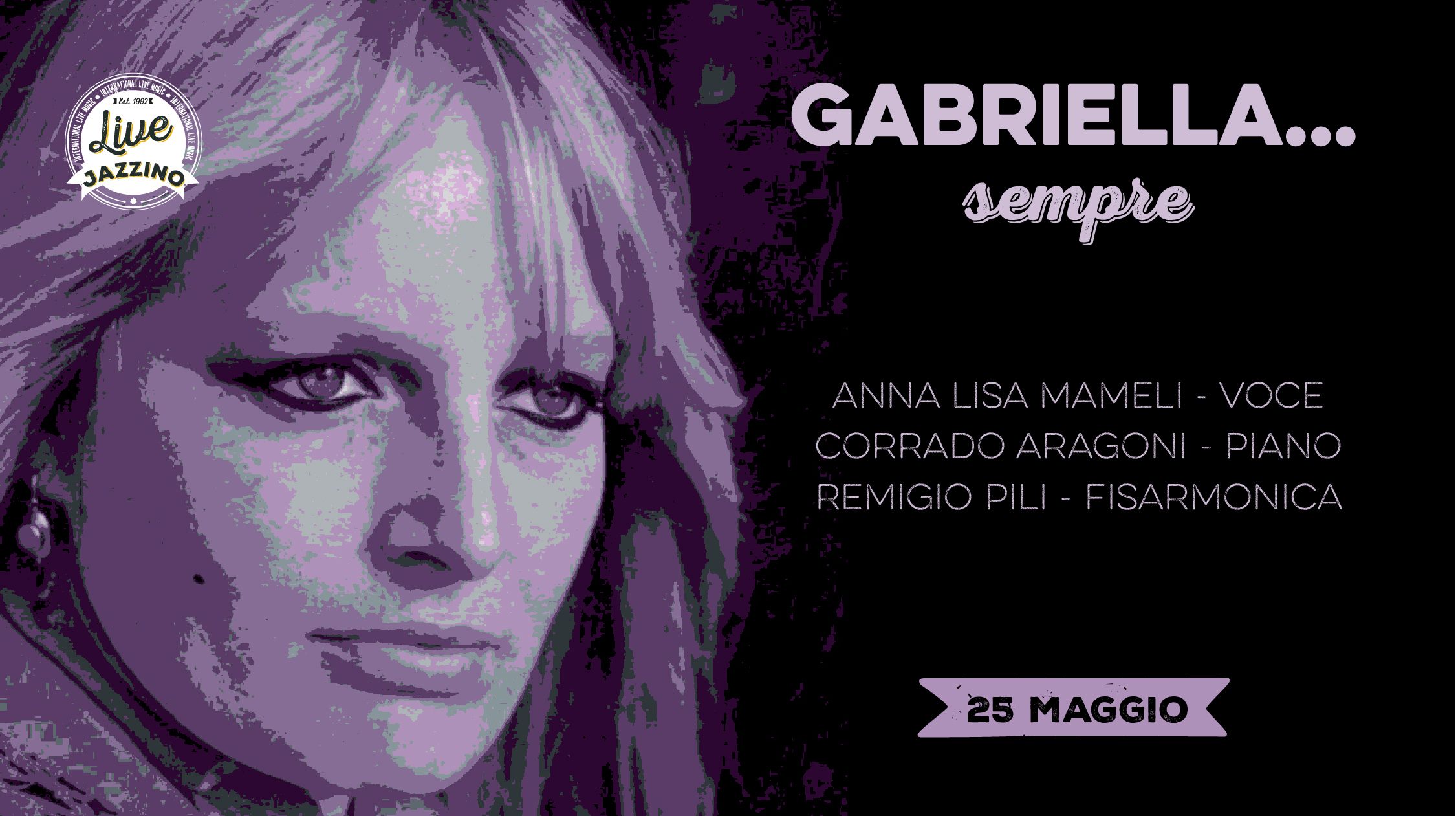 ANNA LISA MAMELI IN "GABRIELLA... SEMPRE" Live@ Jazzino