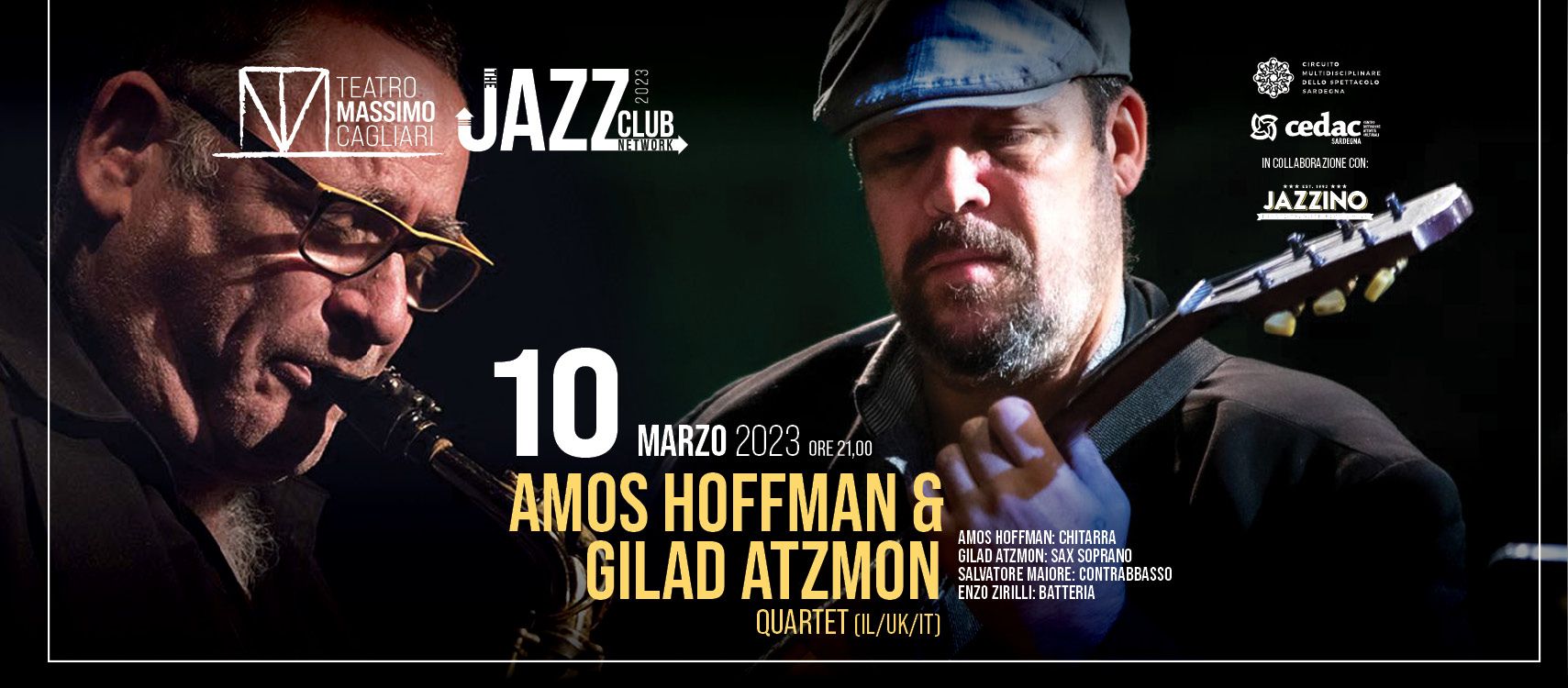 Amos Hoffman & Gilad Atzmon Quartet Live@ Teatro Massimo