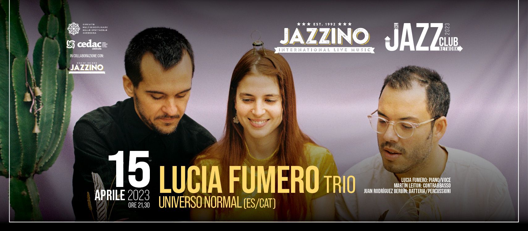 Lucia Fumero Trio "Universo Normal" Live@ Jazzino