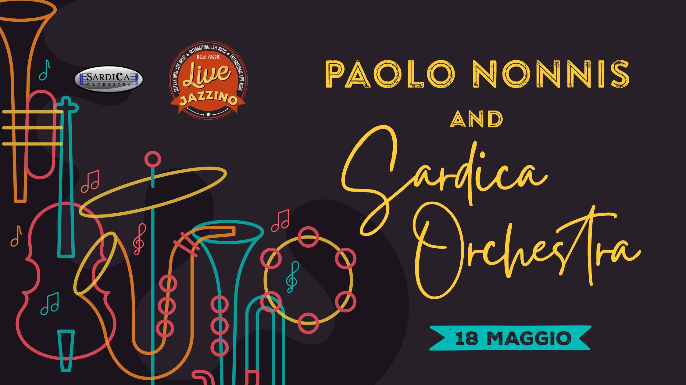 Paolo Nonnis & Sardica Orchestra Live@ Jazzino
