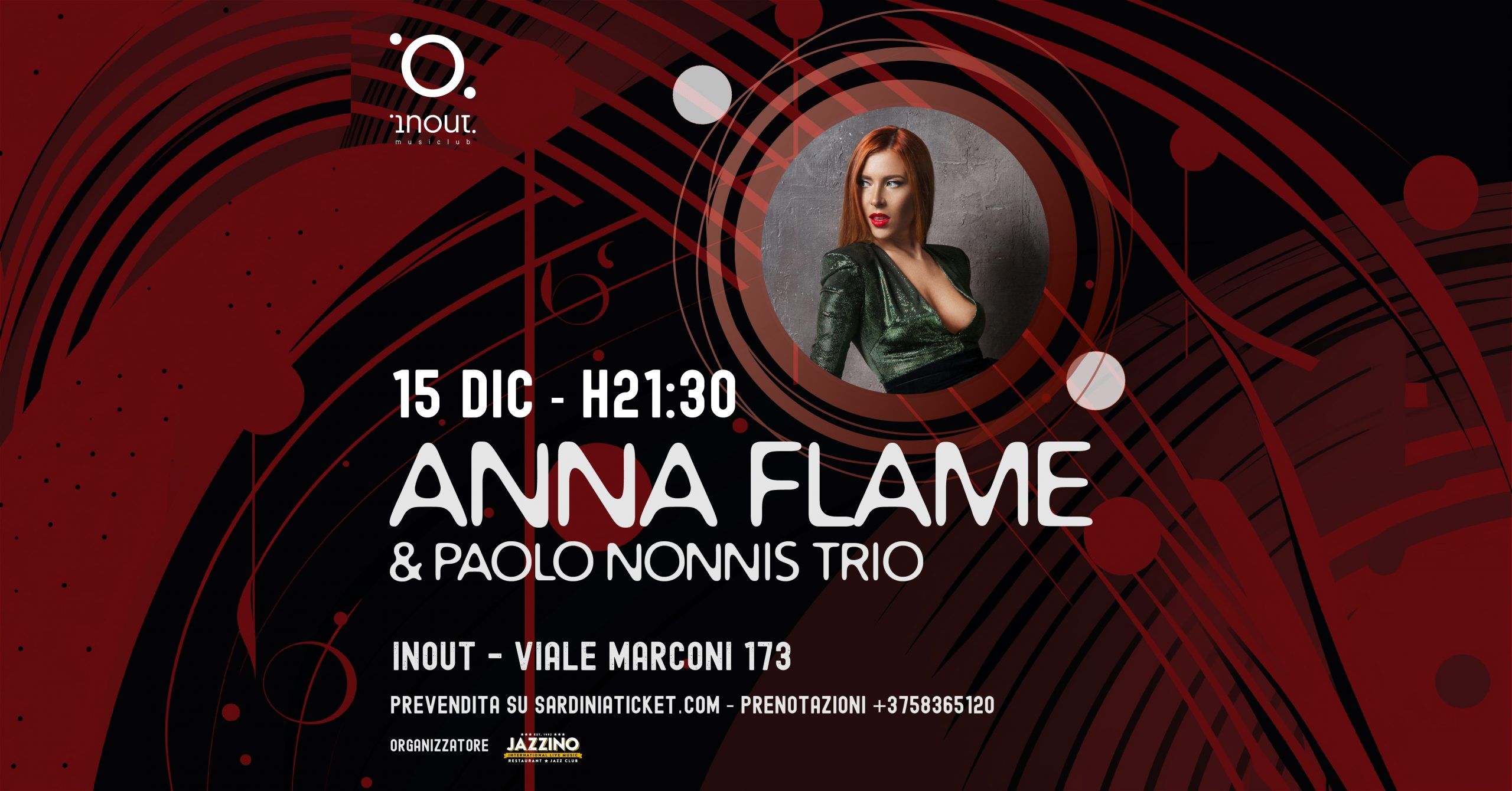 Anna Flame and Paolo Nonnis Trio Live@ InOut