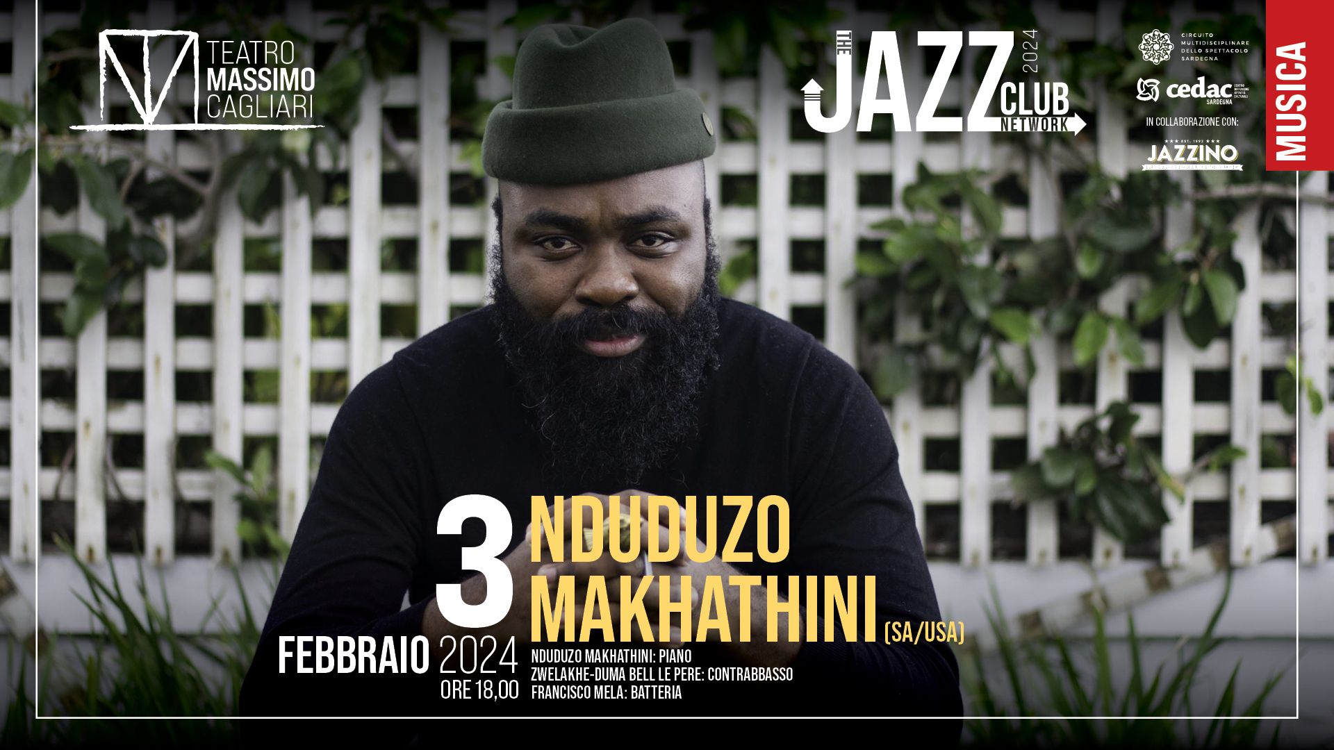 Nduduzo Makhathini Live@ Teatro Massimo Cagliari