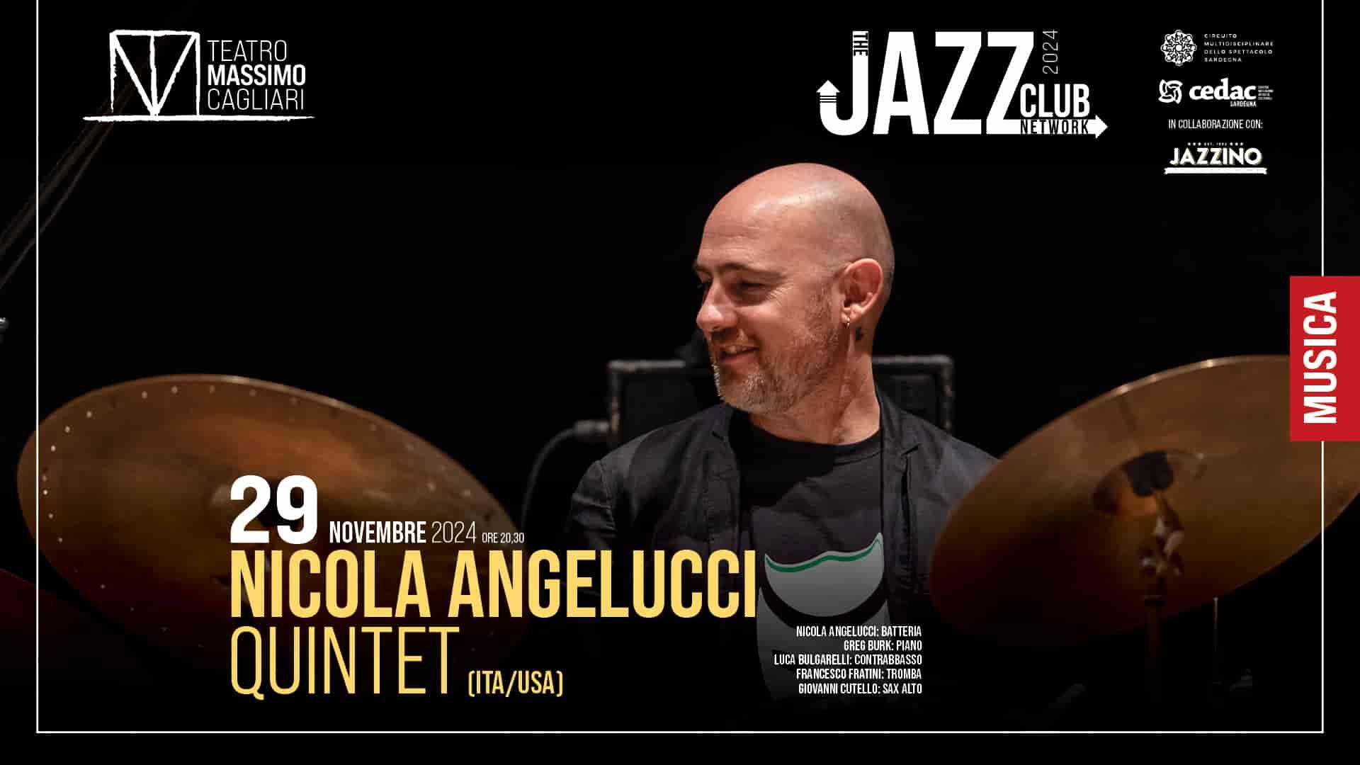 Nicola Angelucci New Quintet @ Teatro Massimo – TJCN