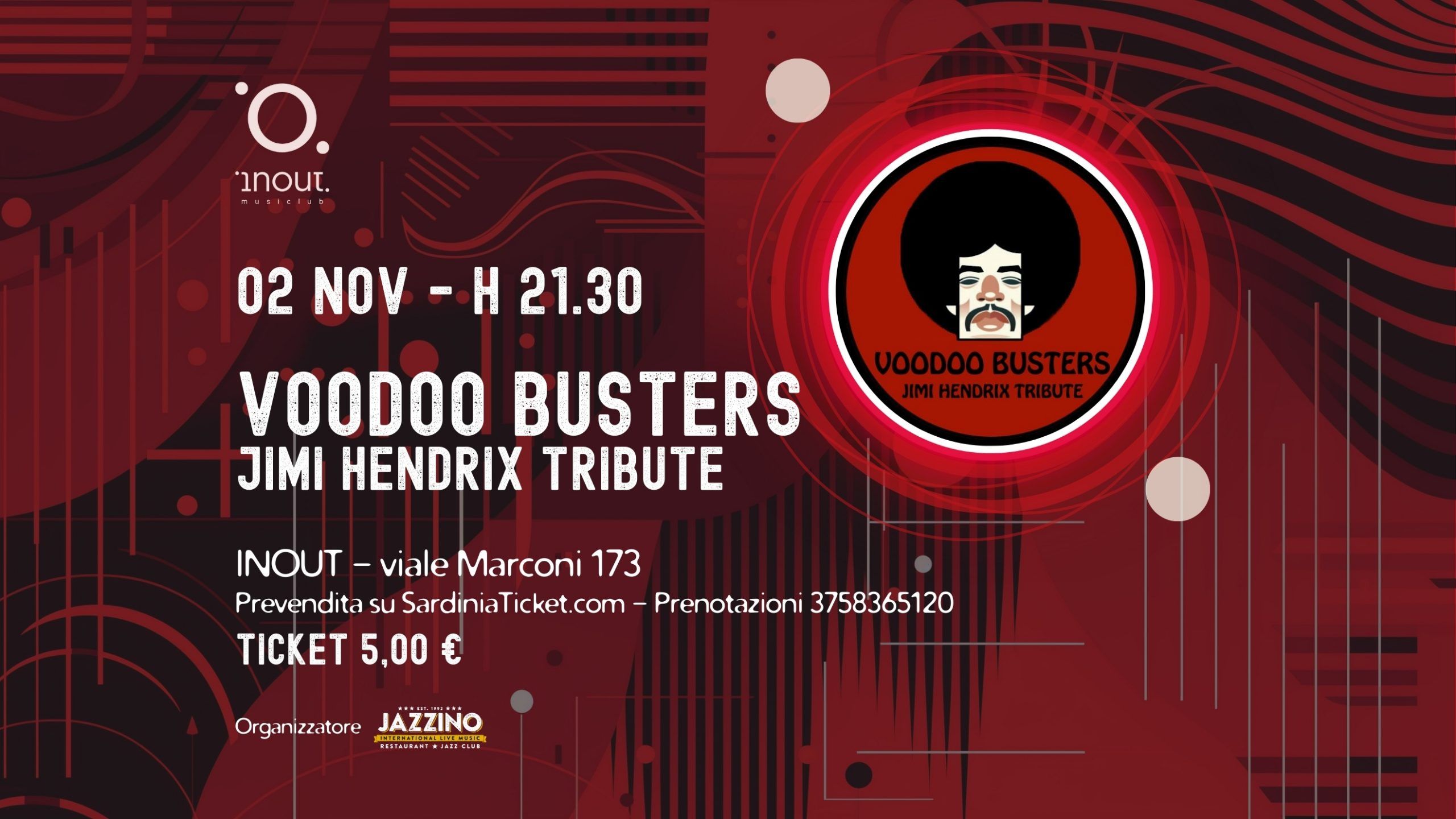 Voodoo Busters - Jimi Hendrix Tribute@ InOut