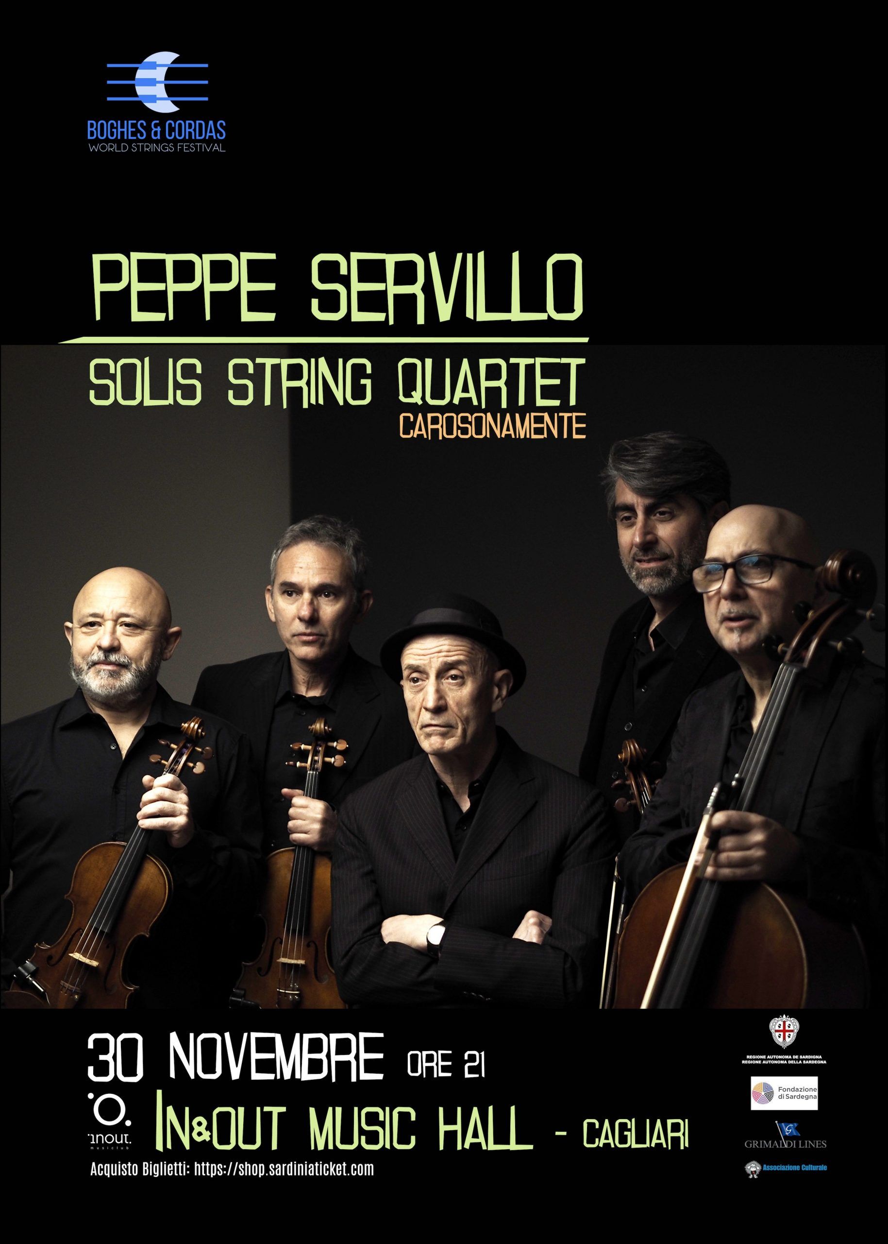 Peppe Servillo & Solis String Quartet Live @ InOut