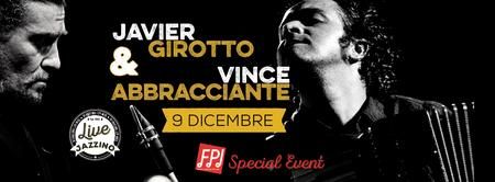 Special Event *Javier Girotto & Vince Abbracciante* live @Jazzino