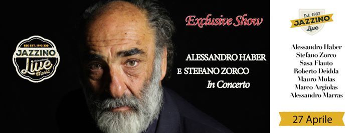 Alessandro Haber e Stefano Zorco In Concerto Live at Jazzino