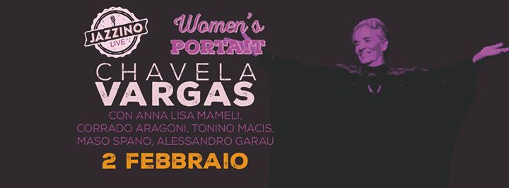 Women's Portrait "Chavela Vargas" live at Jazzino Cagliari