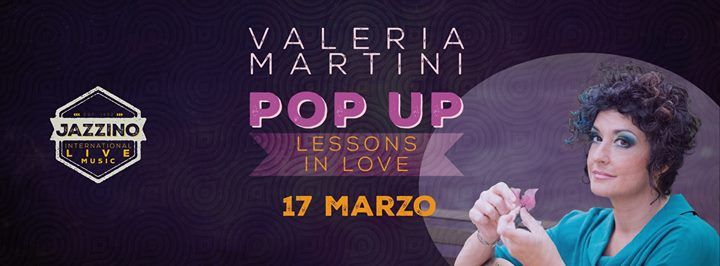 Lessons in love - Valeria Martini "Pop-up" ft. JIO live at Jazzino