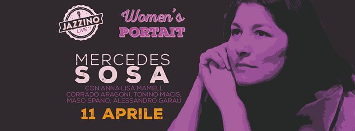 Women's Portrait "Mercedes Sosa" con Anna Lisa Mameli live at Jazzino