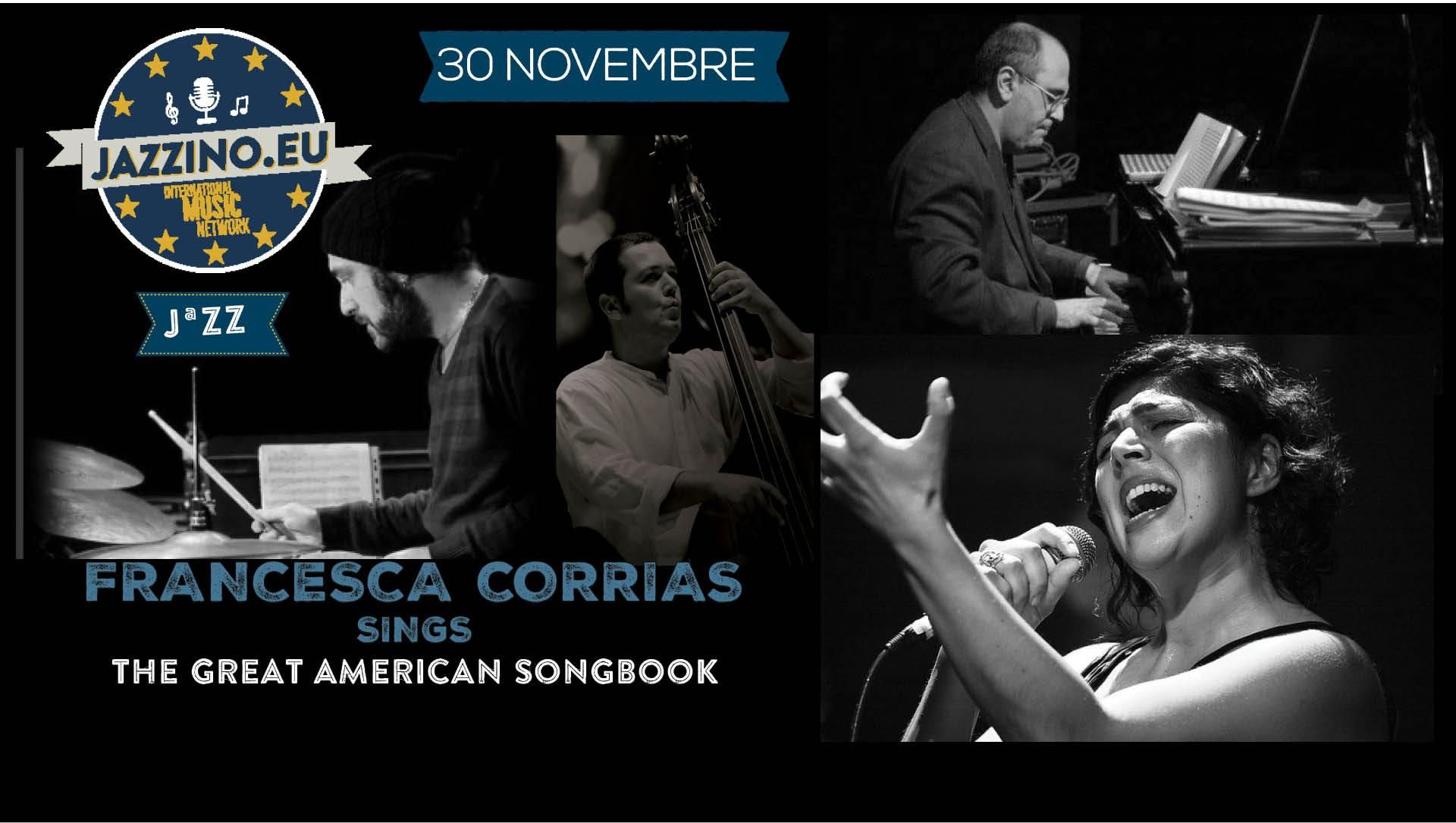 Francesca Corrias “Sings The Great American SongBook” -Live Jazzino