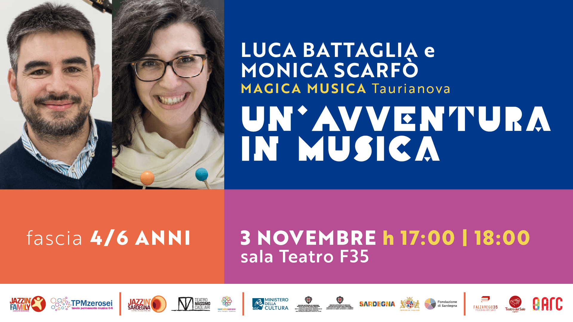 CAROVANA SONORA – Un’avventura in musica (4-6 anni)
