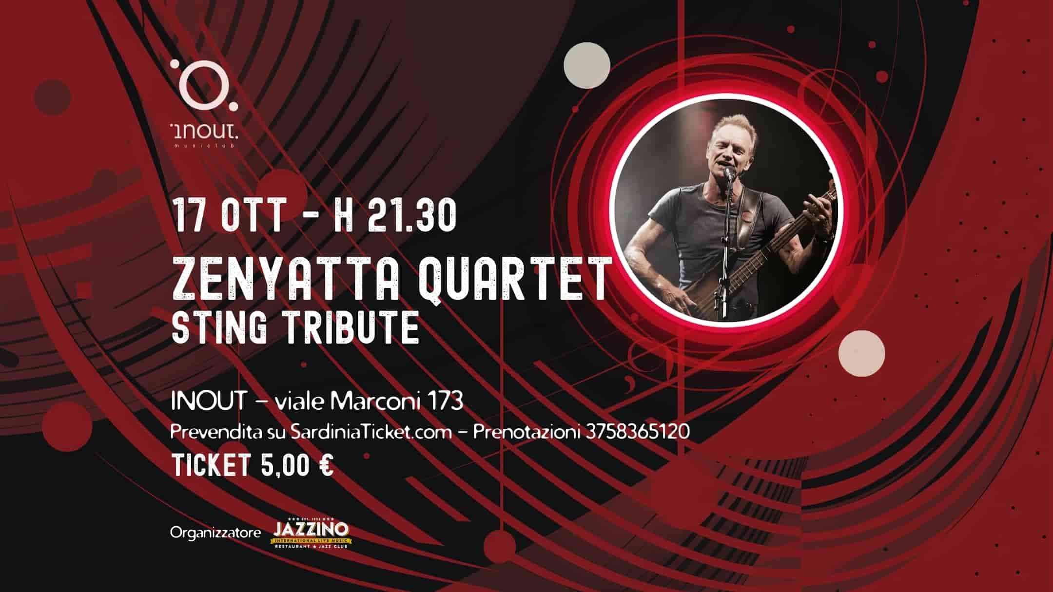 ZENYATTA QUARTET - STING TRIBUTE @ InOut