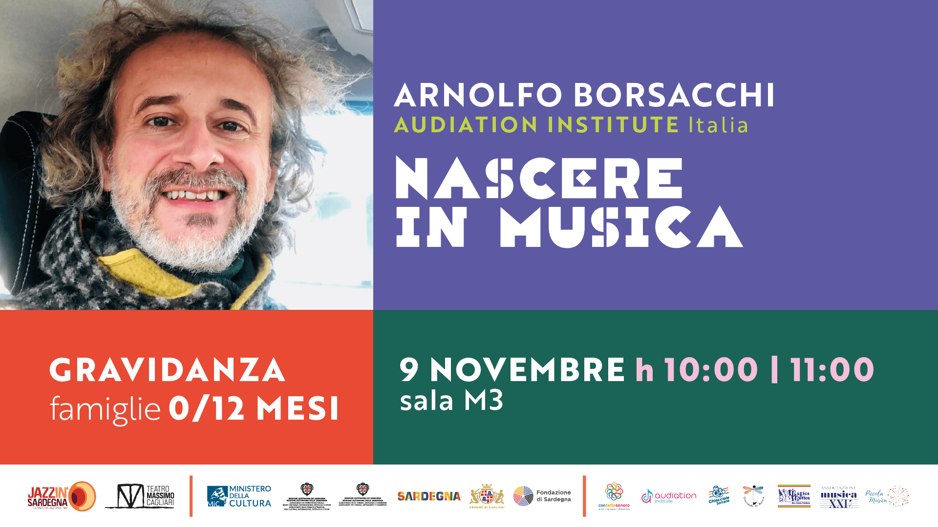 CAROVANA SONORA - “Nascere in musica” (gravidanza e famiglie 0 - 12 mesi)