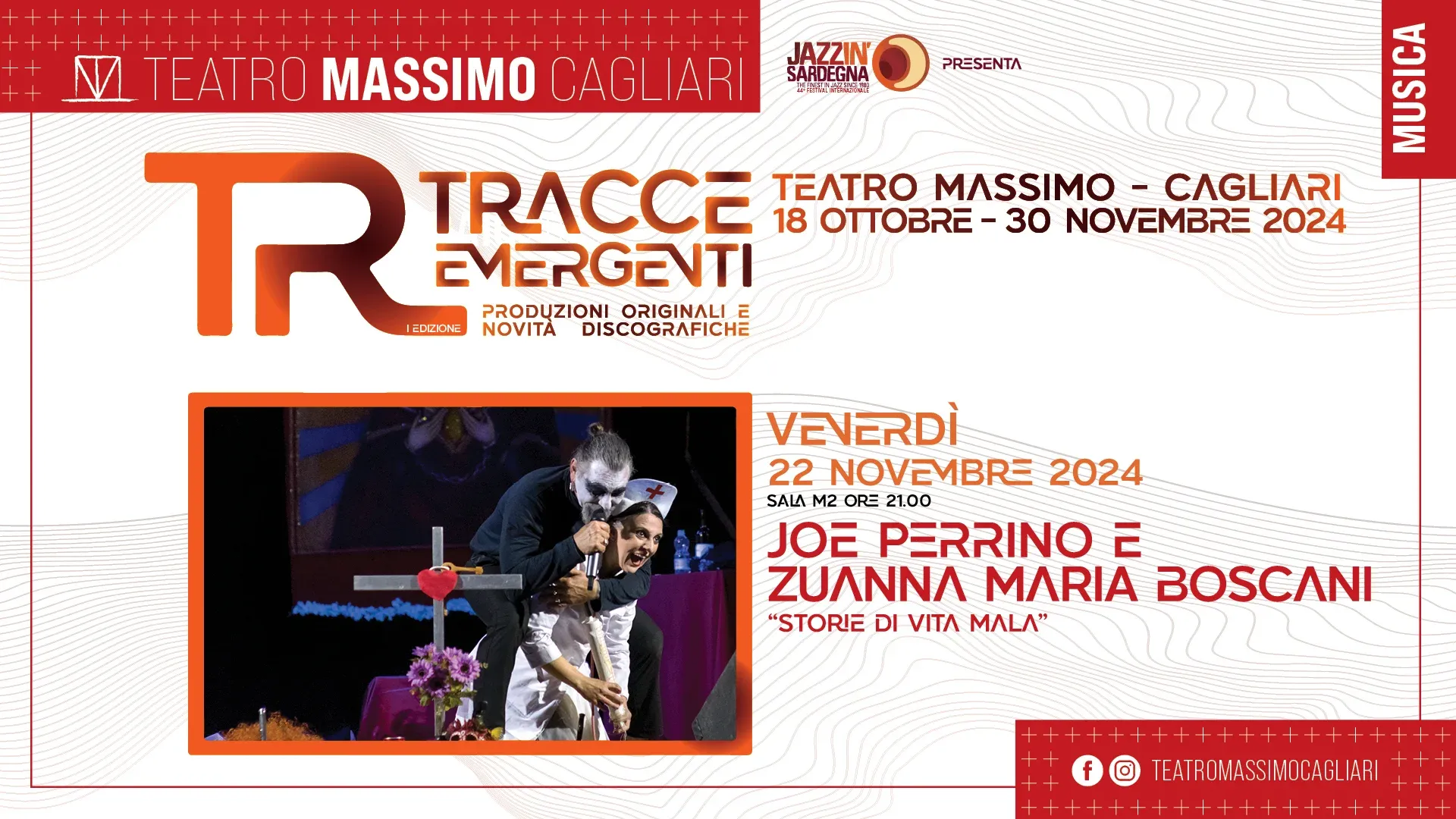 Joe Perrino & Zuanna Maria Boscani "Storie di Vita mala" @ Teatro Massimo – T.E.