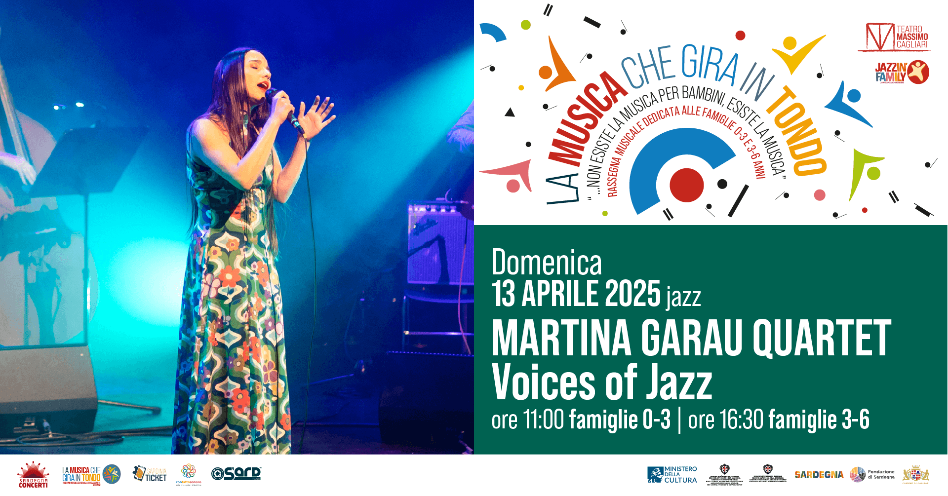 LA MUSICA CHE GIRA IN TONDO - Martina Garau quartet - Fascia 3-6 anni