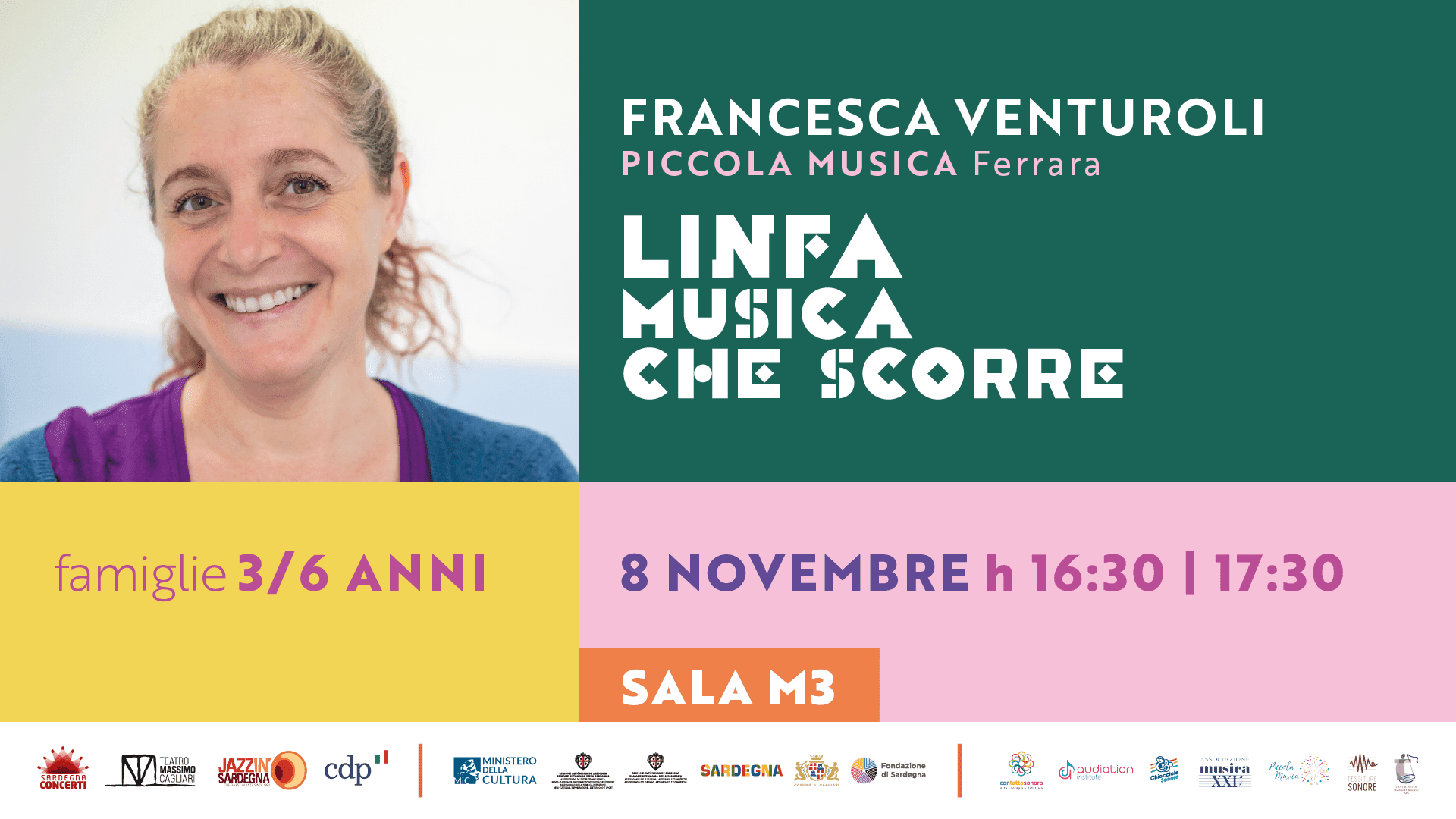 CAROVANA SONORA III - Linfa – musica che scorre (dai 3 anni, 1 bambino + 1 genitore)