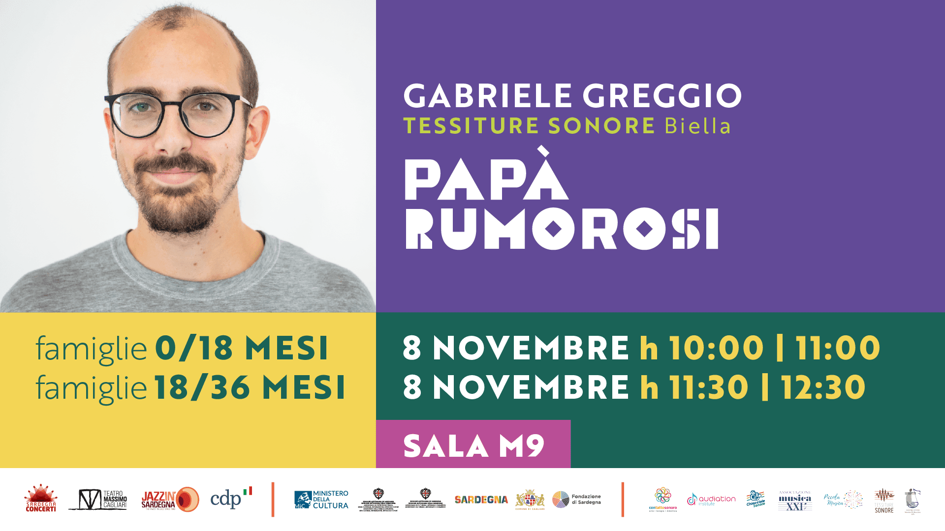 CAROVANA SONORA III - Papà Rumorosi - Voci ursine nella prima infanzia (0-18 mesi)