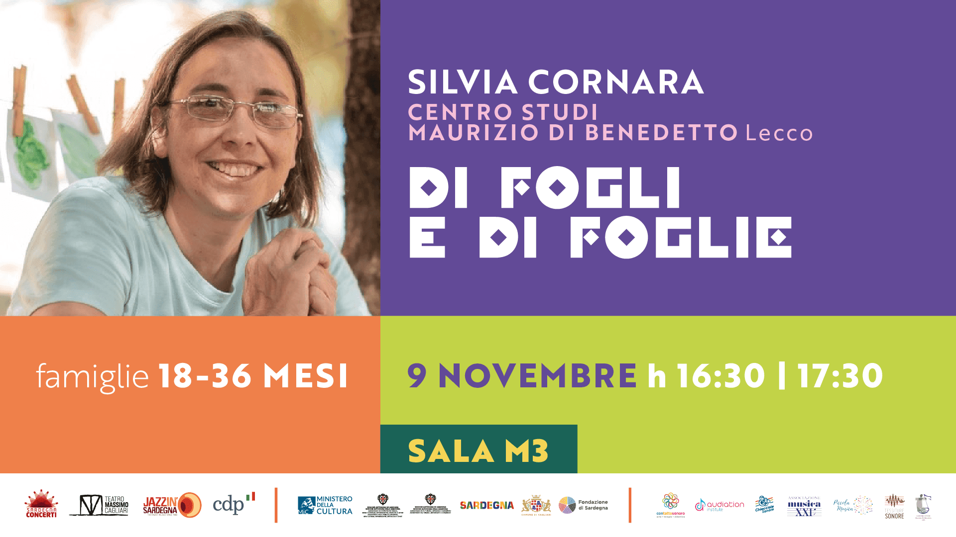 CAROVANA SONORA III -Di fogli e di foglie (1 genitore + 1 bambino di 18-36 mesi)