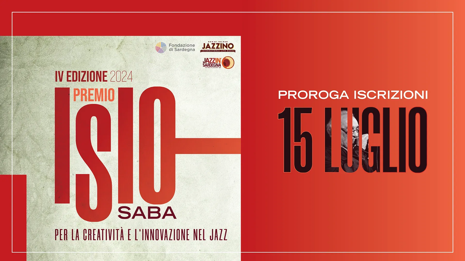Premio Isio Saba: prorogata al 15 luglio la chiusura della call